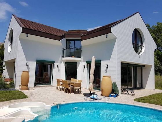 maison avec isolation thermique par l'extérieur