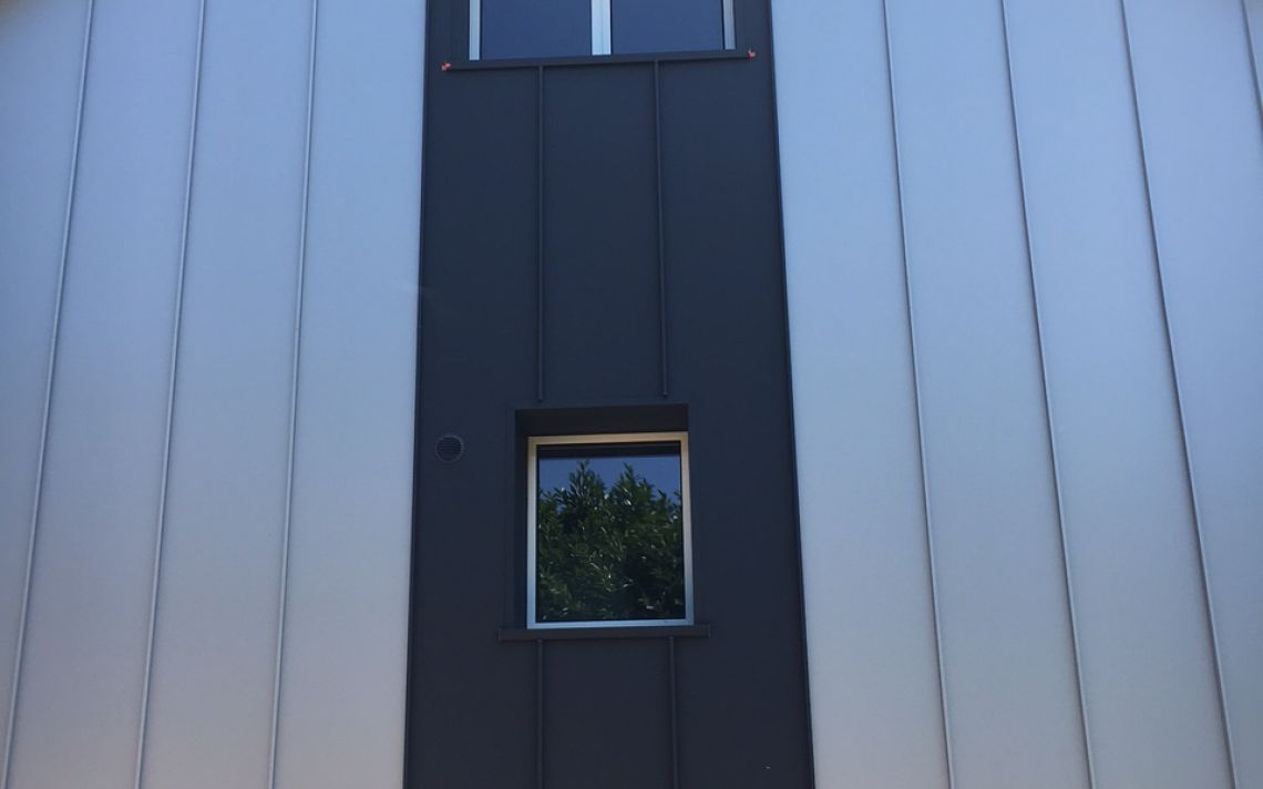 embelissement et Isolation par l’extérieur de 3 façades d'une maison des années 70