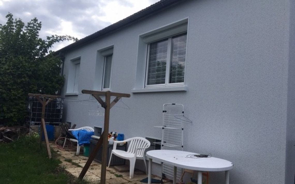 Embellissement de façades et isolation thermique d’une maison jumelée –