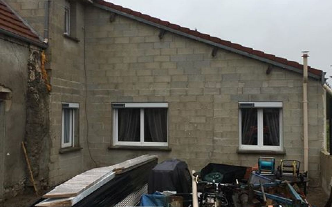 Embellissement et isolation de deux façades d'une maison des années 1900