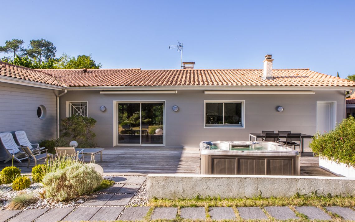 Isolation des façades d'une maison de plain-pied