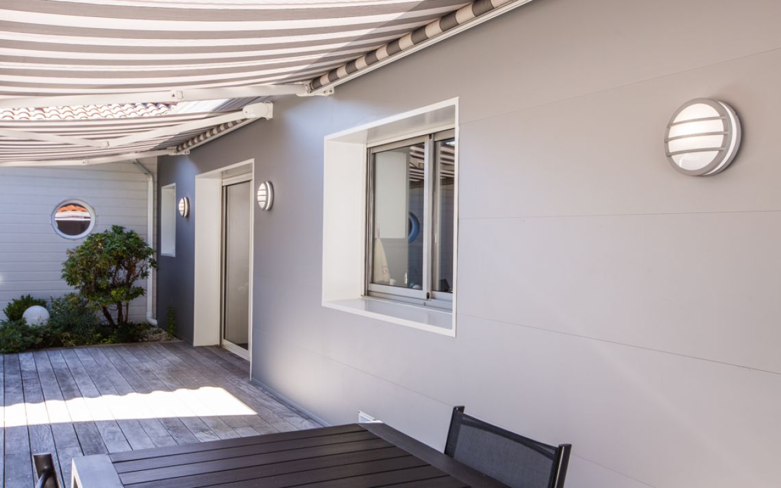 Isolation des façades d'une maison de plain-pied