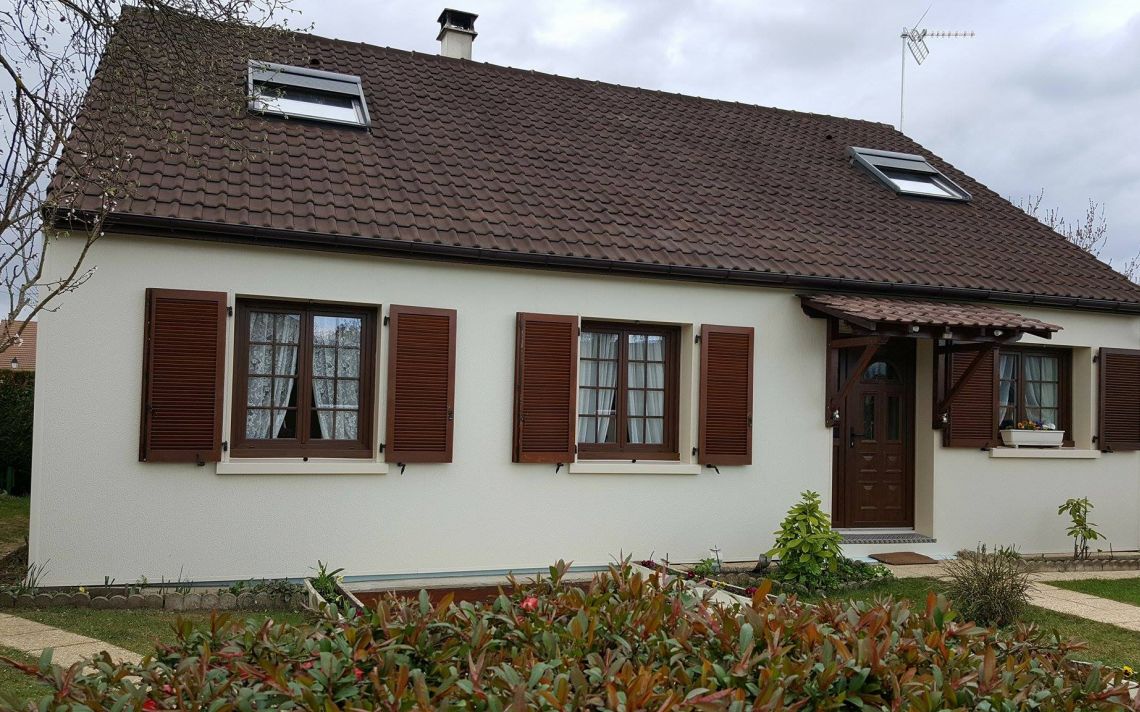 Isolation des façades d'une maison de plain-pied