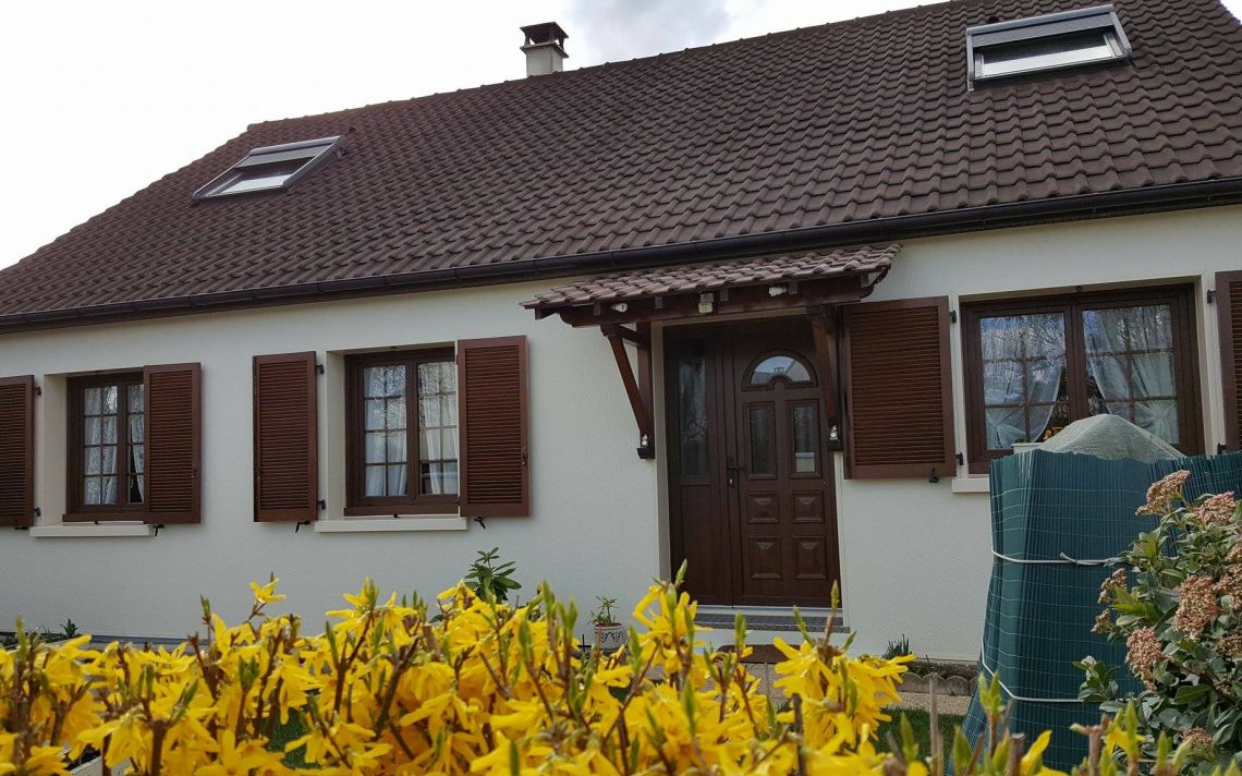 Isolation des façades d'une maison de plain-pied