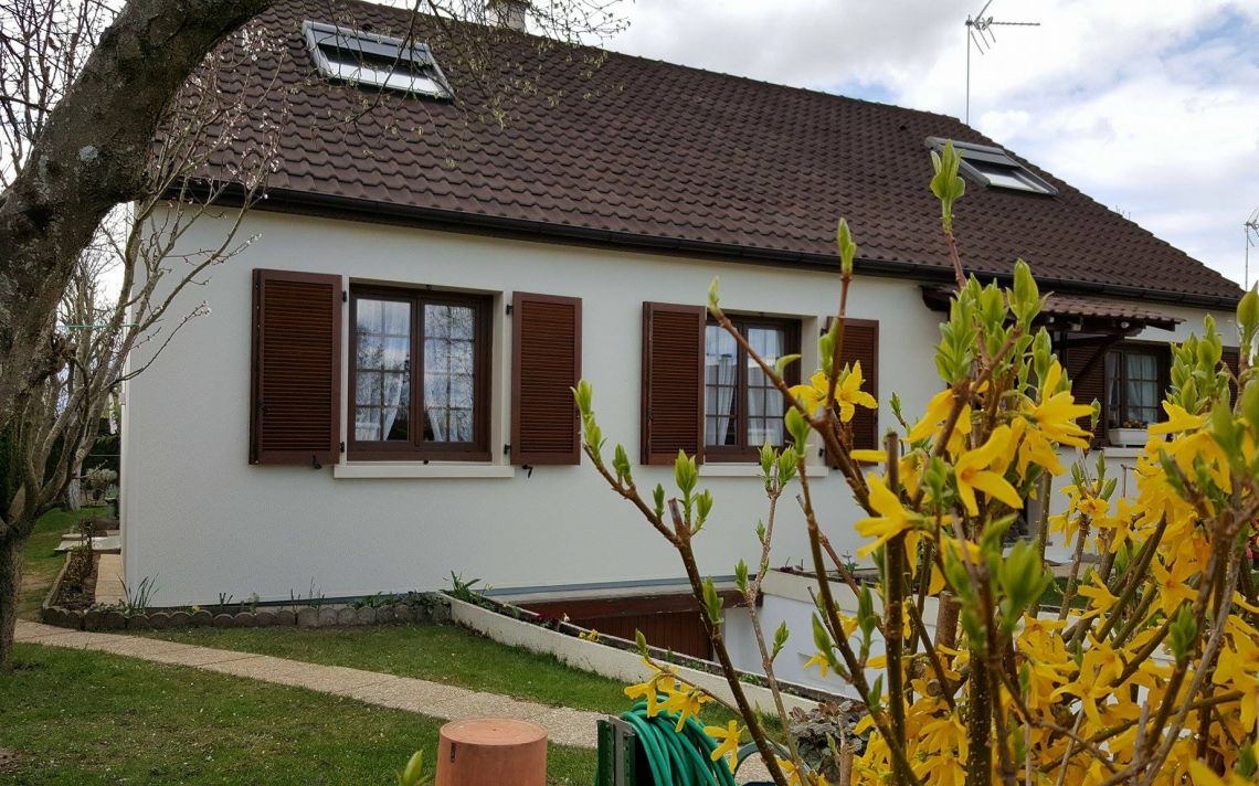 Isolation des façades d'une maison de plain-pied