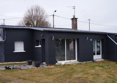 Isolation des murs extérieurs d'une maison à Beugnâtre
