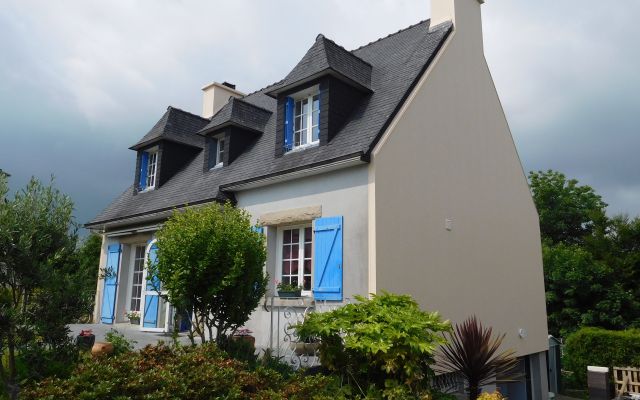 Isolation des pignons d'une maison Néo-bretonne