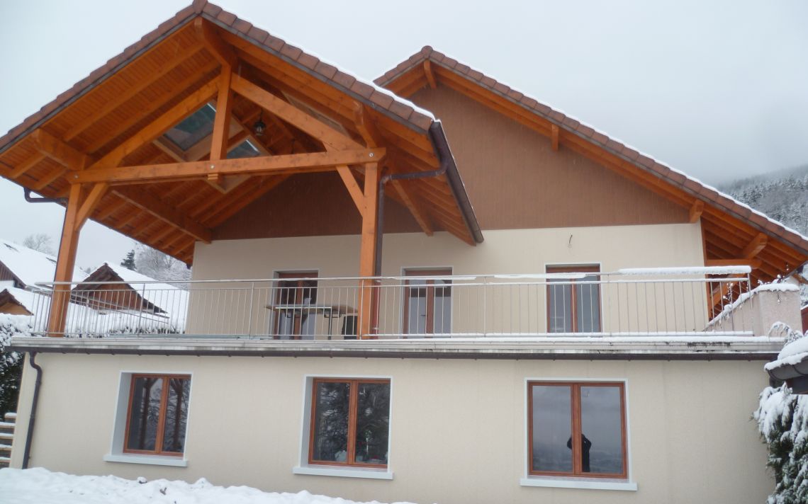 Isolation et embellissement d'un chalet
