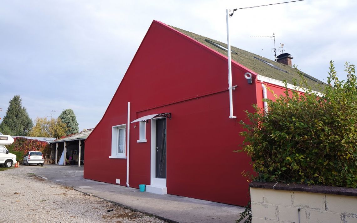 Isolation et embellissement d'une maison à Prouvy