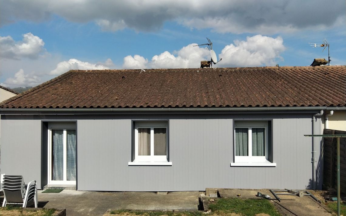 Isolation et rénovation thermique et esthétique d'un pavillon dans le Tarn