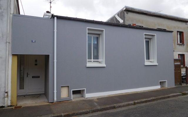 Isolation par l’extérieur d'une maison à Brest