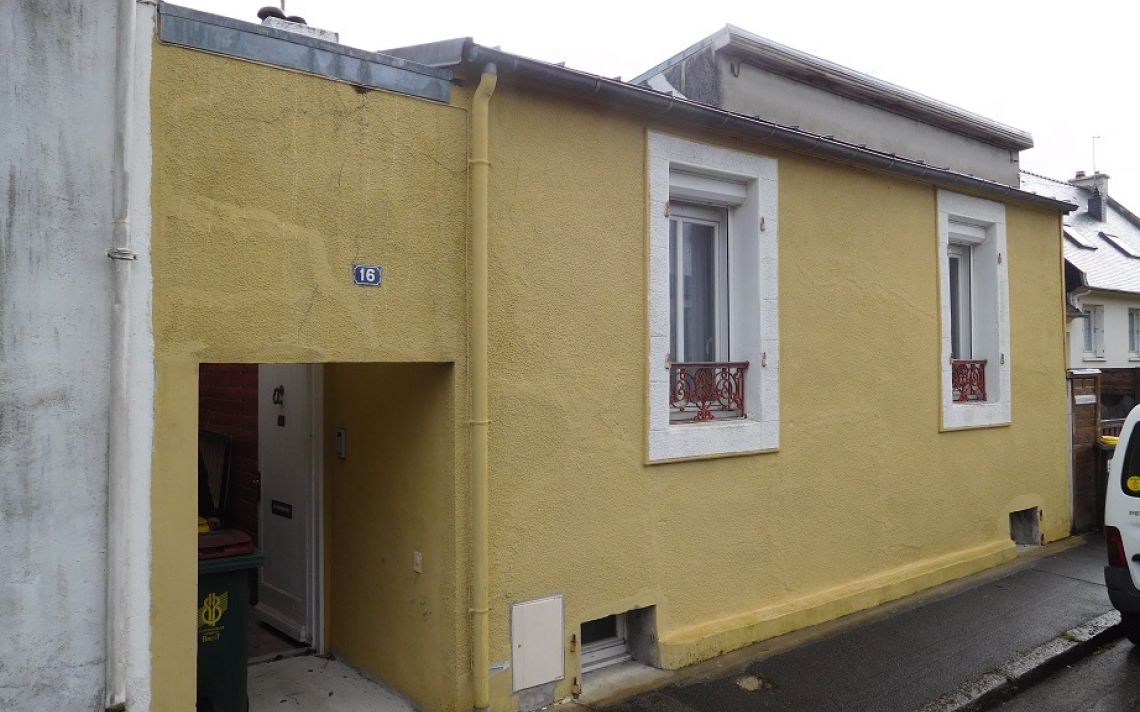 Isolation par l’extérieur d'une maison à Brest