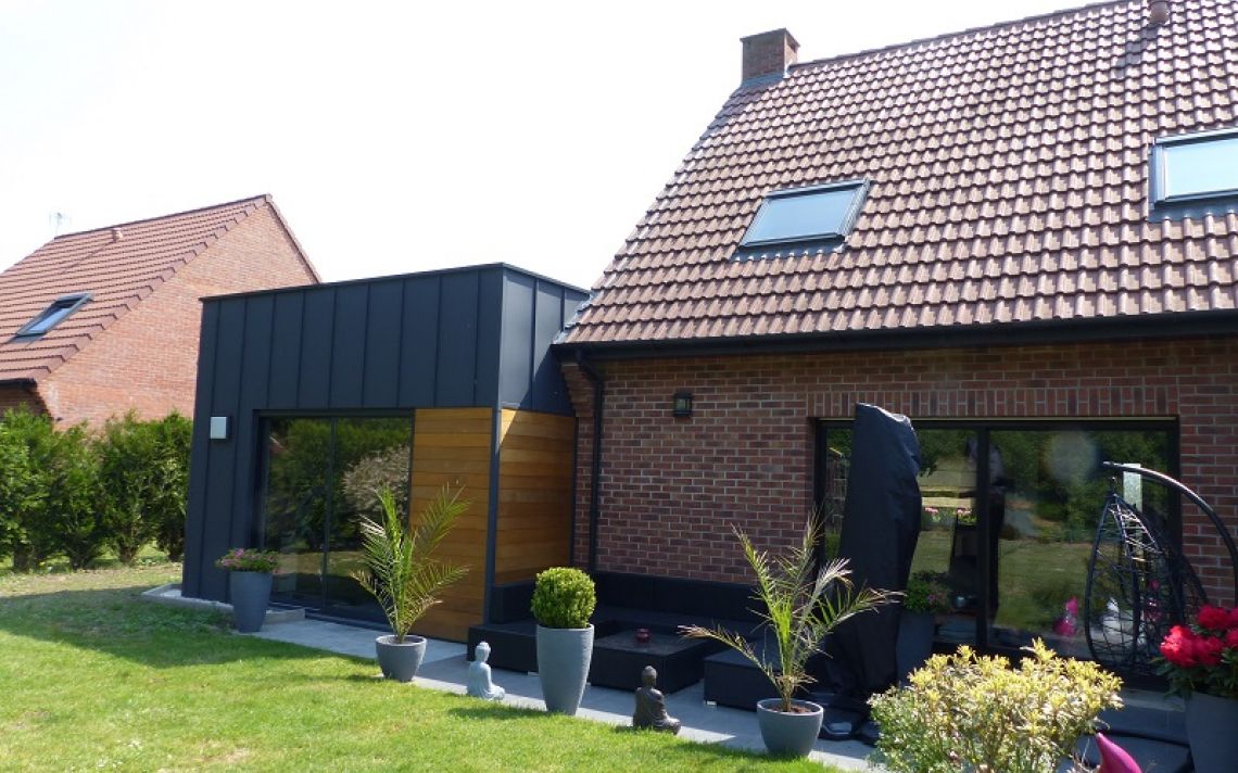 Isolation thermique d'une extension de maison