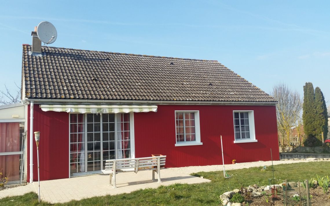 Isolation thermique d'une maison de plain-pied