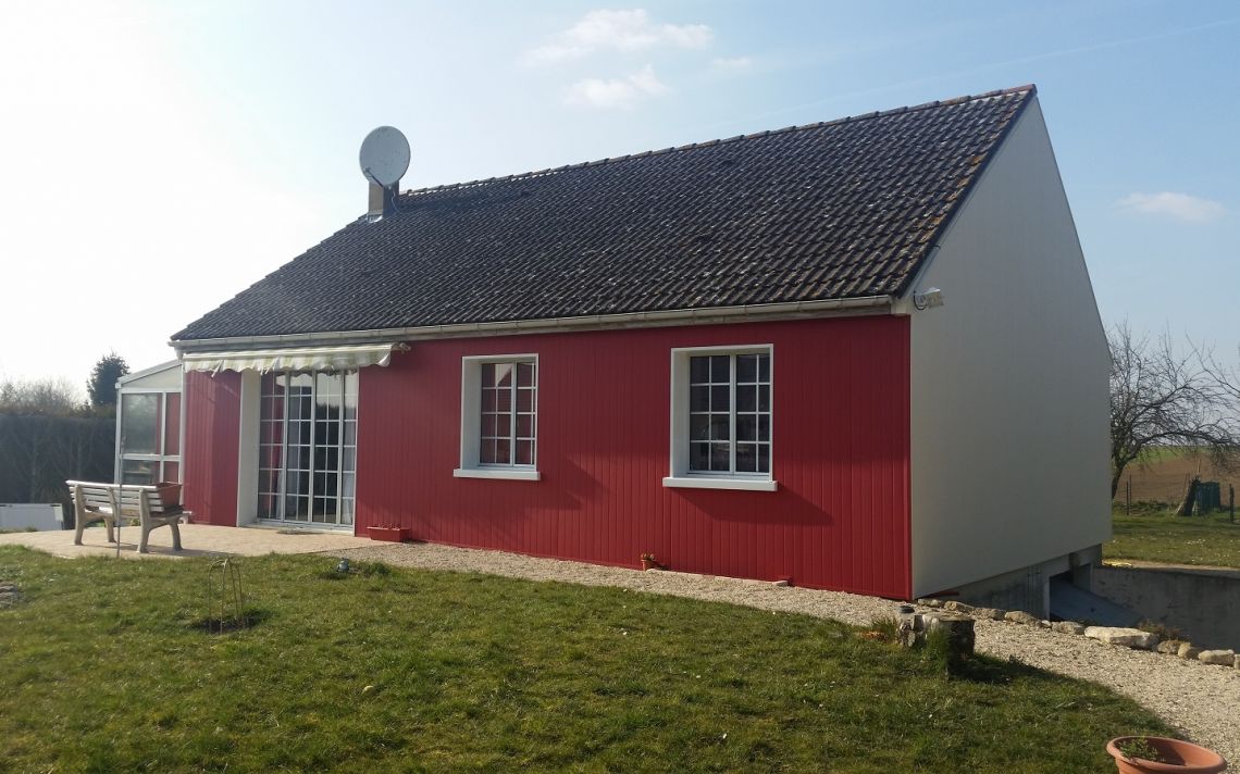 Isolation thermique d'une maison de plain-pied