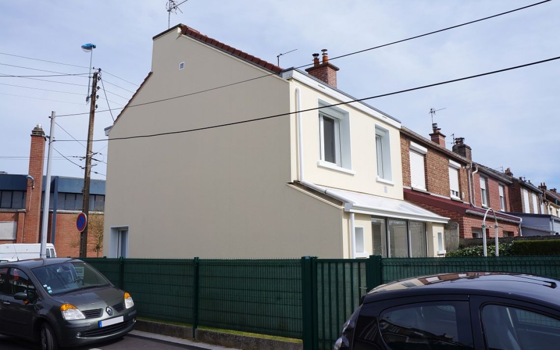 Isolation thermique des murs extérieurs d'une maison