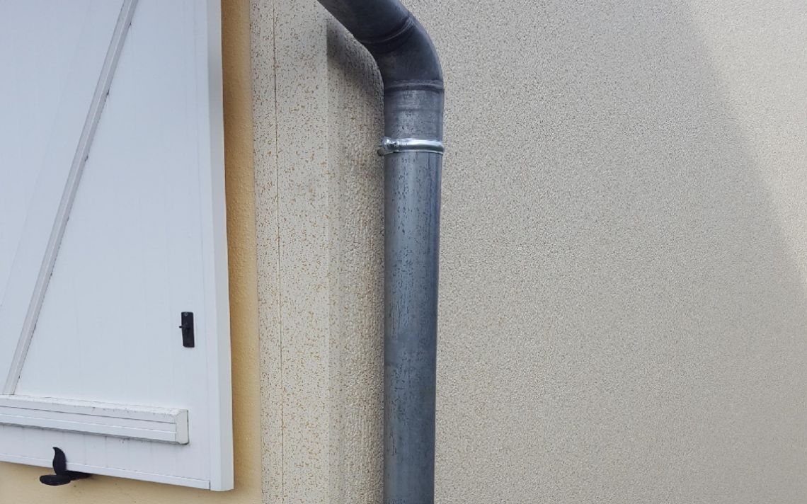 Isolation thermique et embellissement d'un pignon d'une maison des années 80