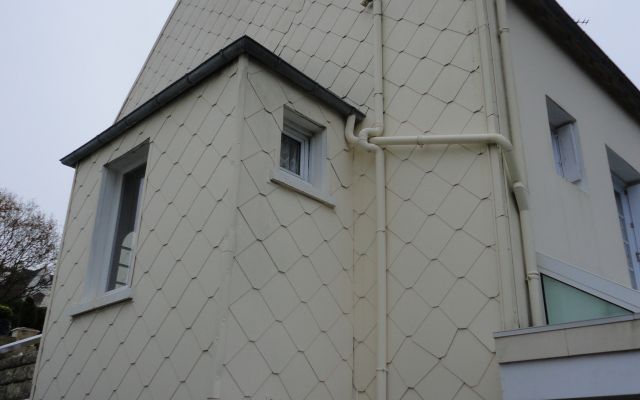 Bardage et isolation thermique du pignon nord