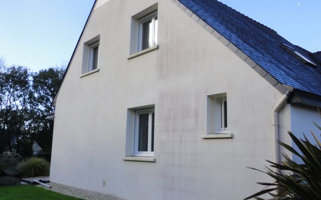 Bardage isolant sur pignon nord