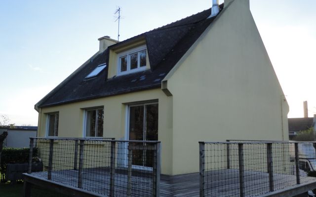 Pose d'une isolation thermique par l'extérieur sur face et pignon