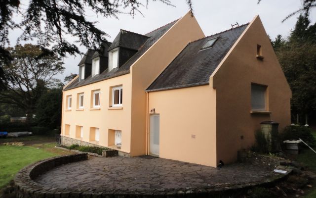 Rénovation thermique par l'extérieur du pignon ouest